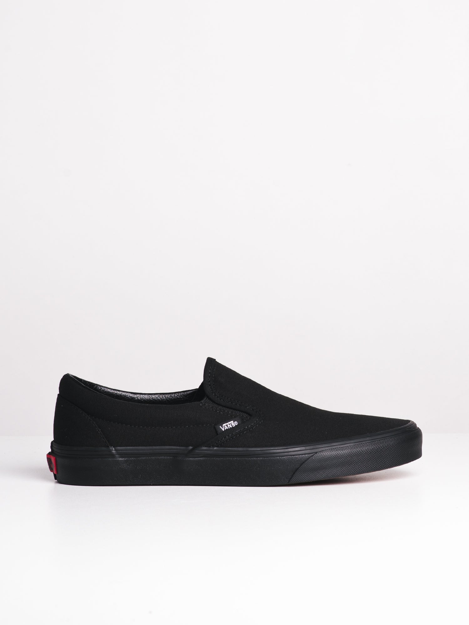 Black canvas hot sale vans mens