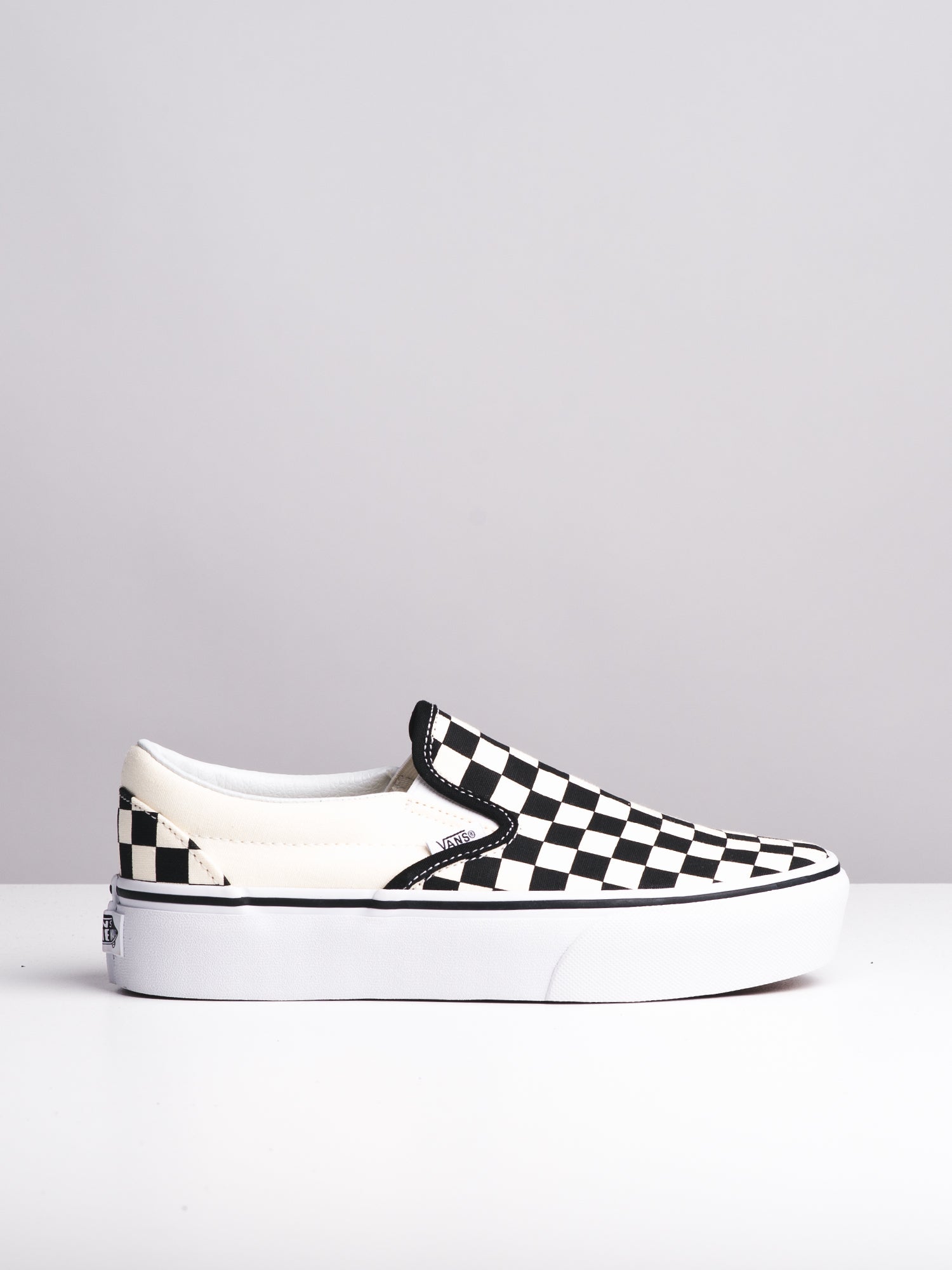 Platform on sale vans checkerboard