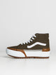 VANS WOMENS VANS SK8 HI TAPERED STACKED CANVAS - CLEARANCE - Boathouse