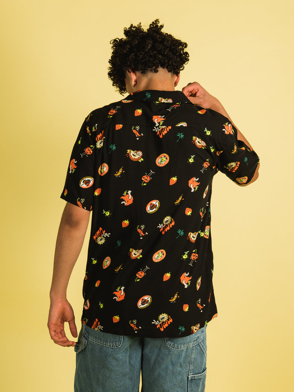 VANS STICKERS SHORT SLEEVE WOVEN  - CLEARANCE