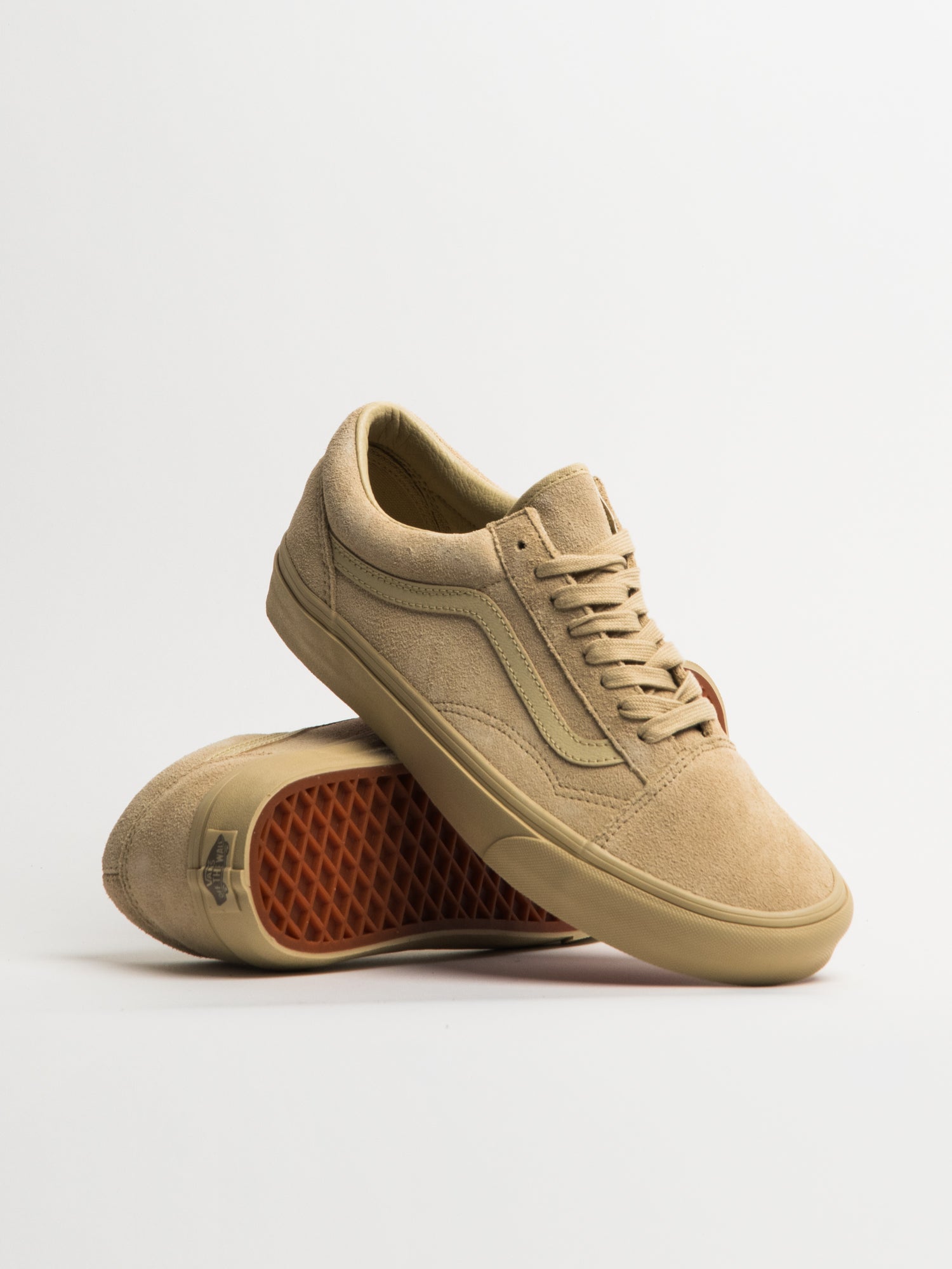 Mens khaki vans shoes hotsell