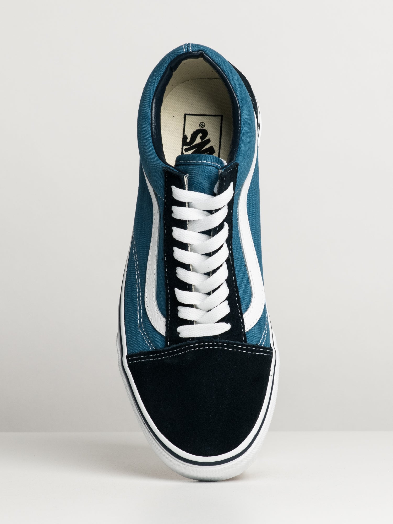 MENS VANS OLD SKOOL NAVY CANVAS SHOES CLEARANCE