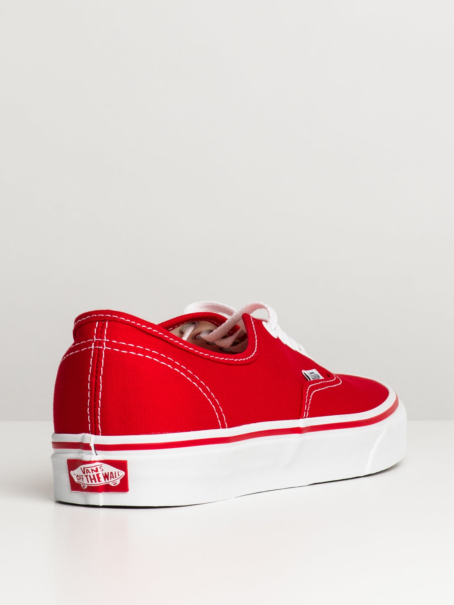 Vans Classic Authentic Red/White Sneaker Skateboarding Shoes for Men | eBay