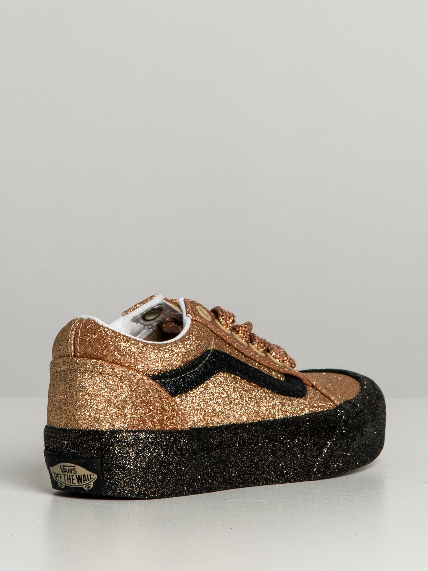 Brown glitter shop vans