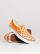 VANS WOMENS VANS CLASSIC SLIP ON CHECKER ORANGE TIGER SNEAKER - CLEARANCE - Boathouse