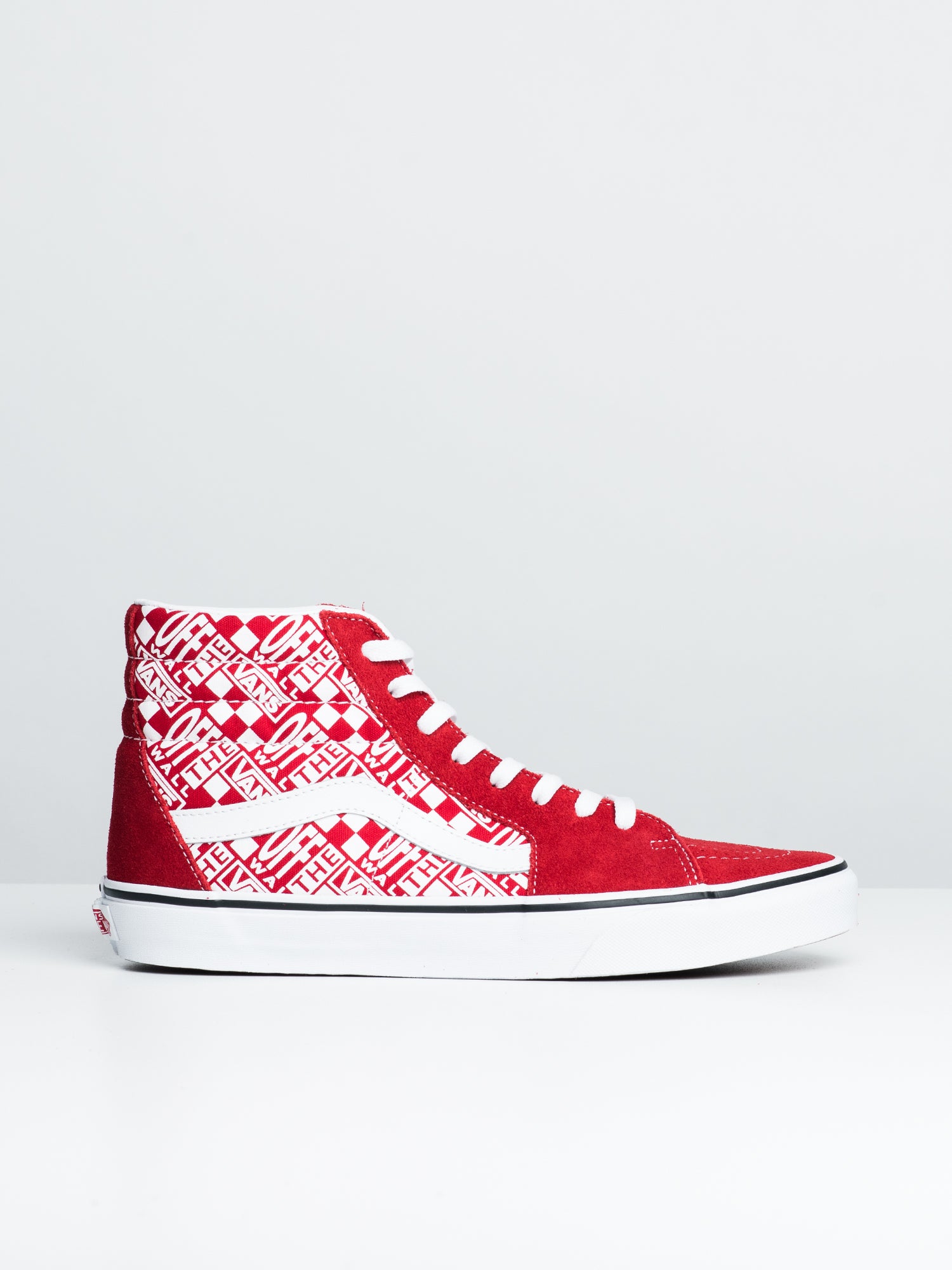 Vans SK-8 HI Sneaker Misprint Logo Red/White Size store 10 Mens