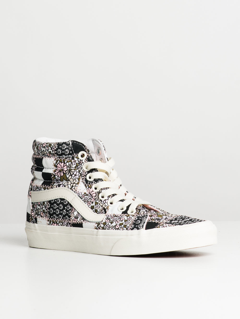 WOMENS VANS SK8 HI PATCHWORK FLORAL SNEAKER - CLEARANCE