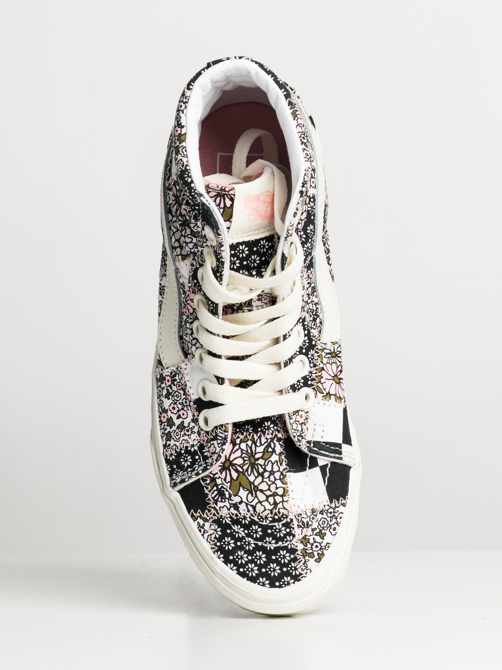 WOMENS VANS SK8 HI PATCHWORK FLORAL SNEAKER - CLEARANCE