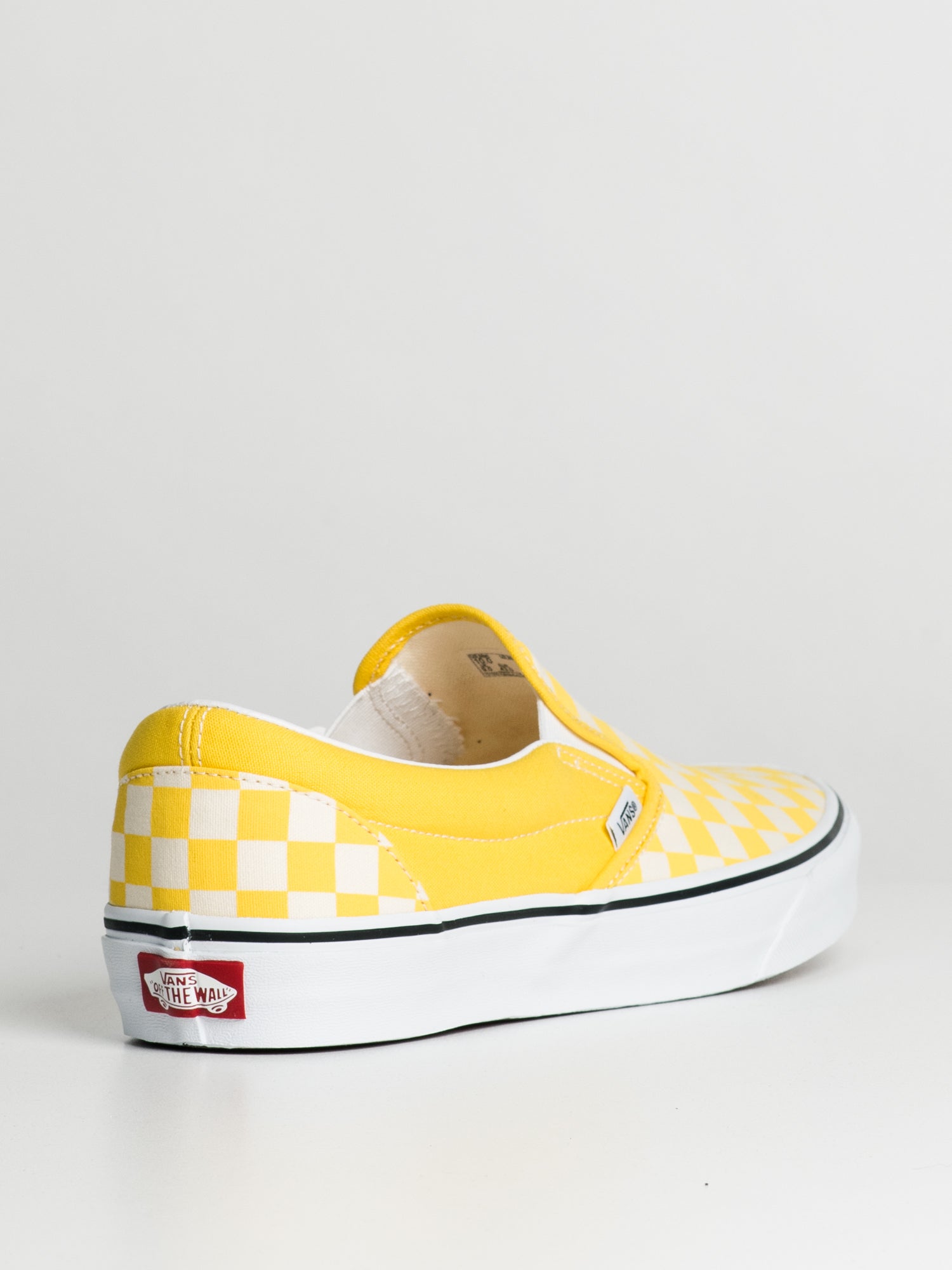 Yellow checkered hot sale vans mens