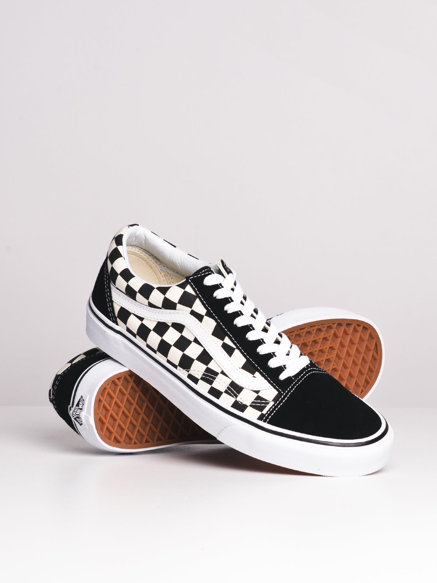 Mens checkered best sale vans old skool