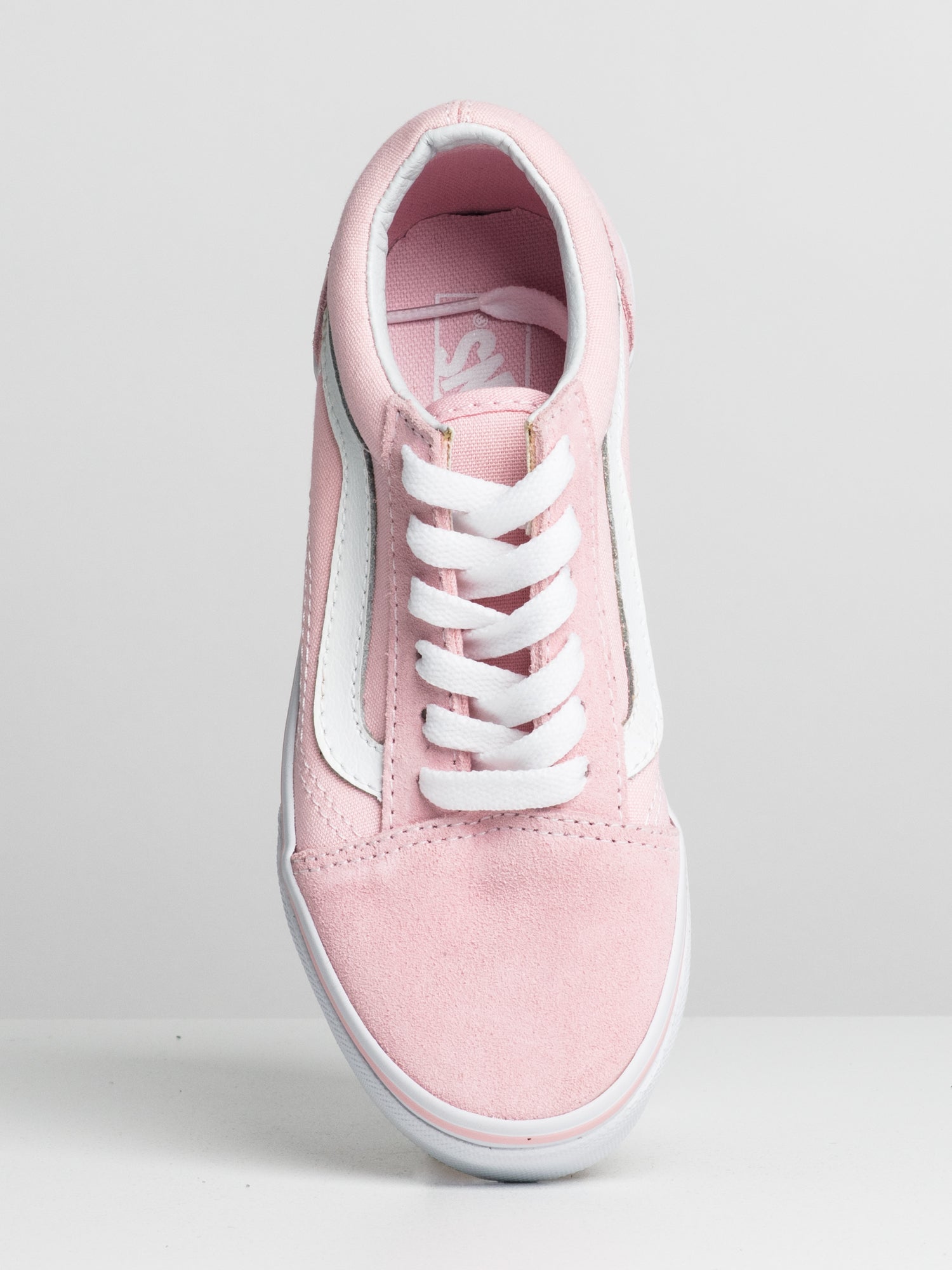 Vans old skool pink hot sale suede