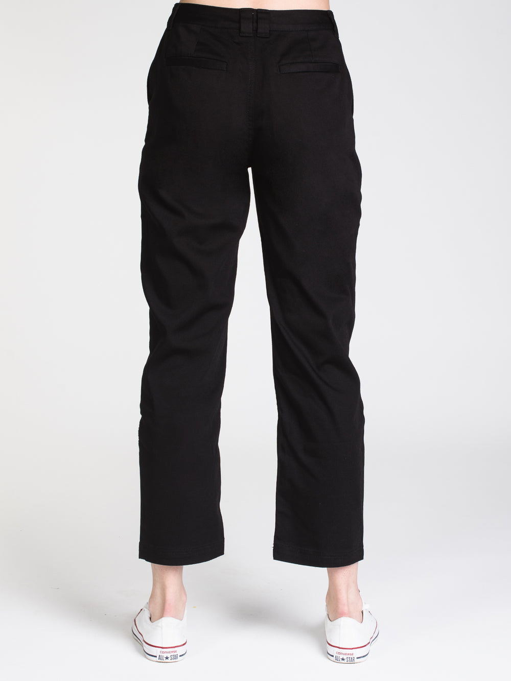 WOMENS AUTH CHINO PANT - BLACK - CLEARANCE