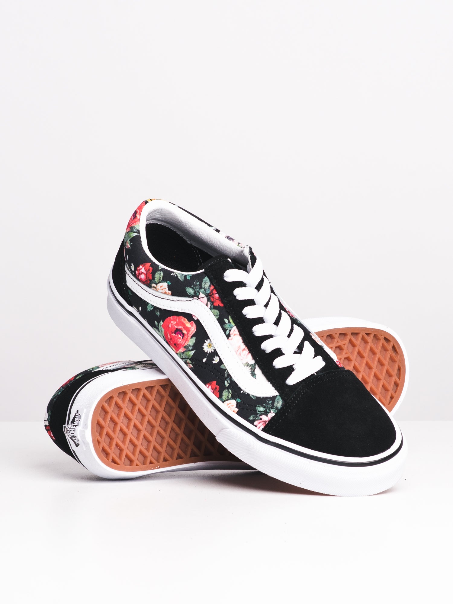 Vans fashion garden floral old skool womens shoes