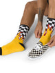 VANS VANS FLAME CHECK CREW SOCKS - Size 9.5-13 - CLEARANCE - Boathouse
