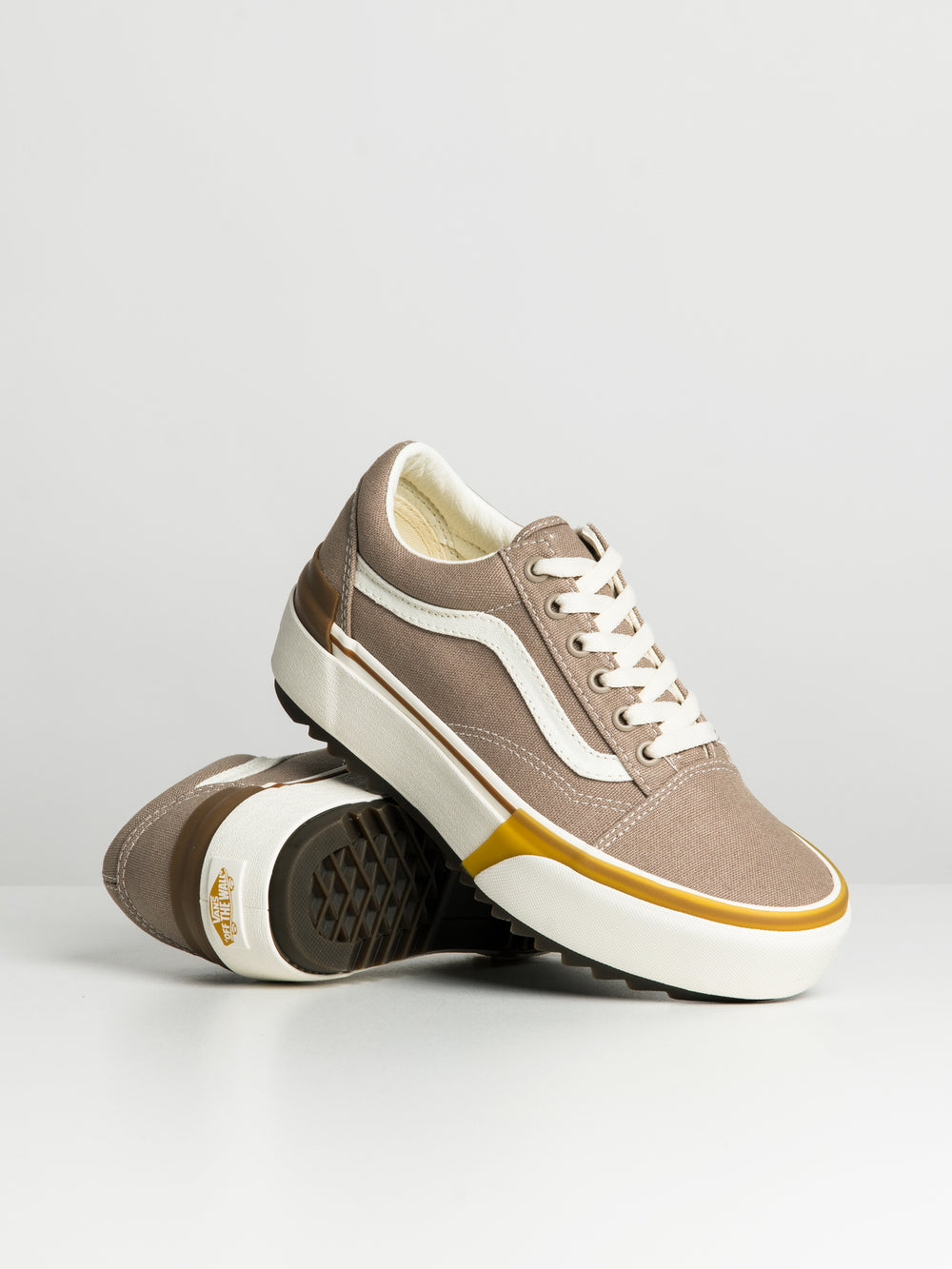 WOMENS VANS OLD SKOOL STACKED CANVAS - CLEARANCE