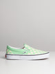 VANS WOMENS CLASSIC SLIP ON - CHECKER GRN - CLEARANCE - Boathouse