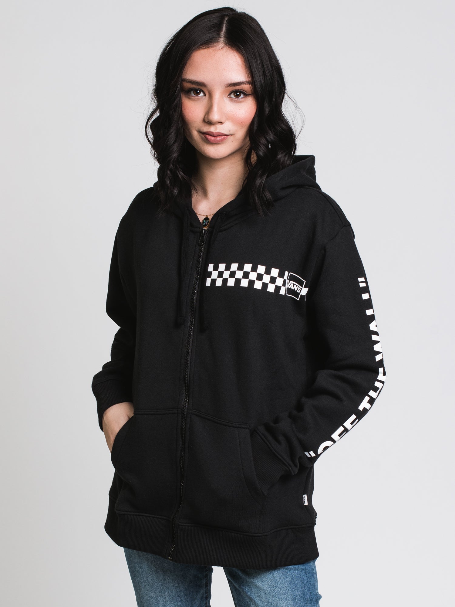 Vans zip up sales hoodie womens