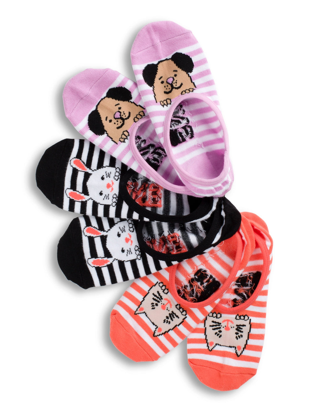 VANS FAV PEEPS CANOODLE 3 PACK SOCKS - CLEARANCE