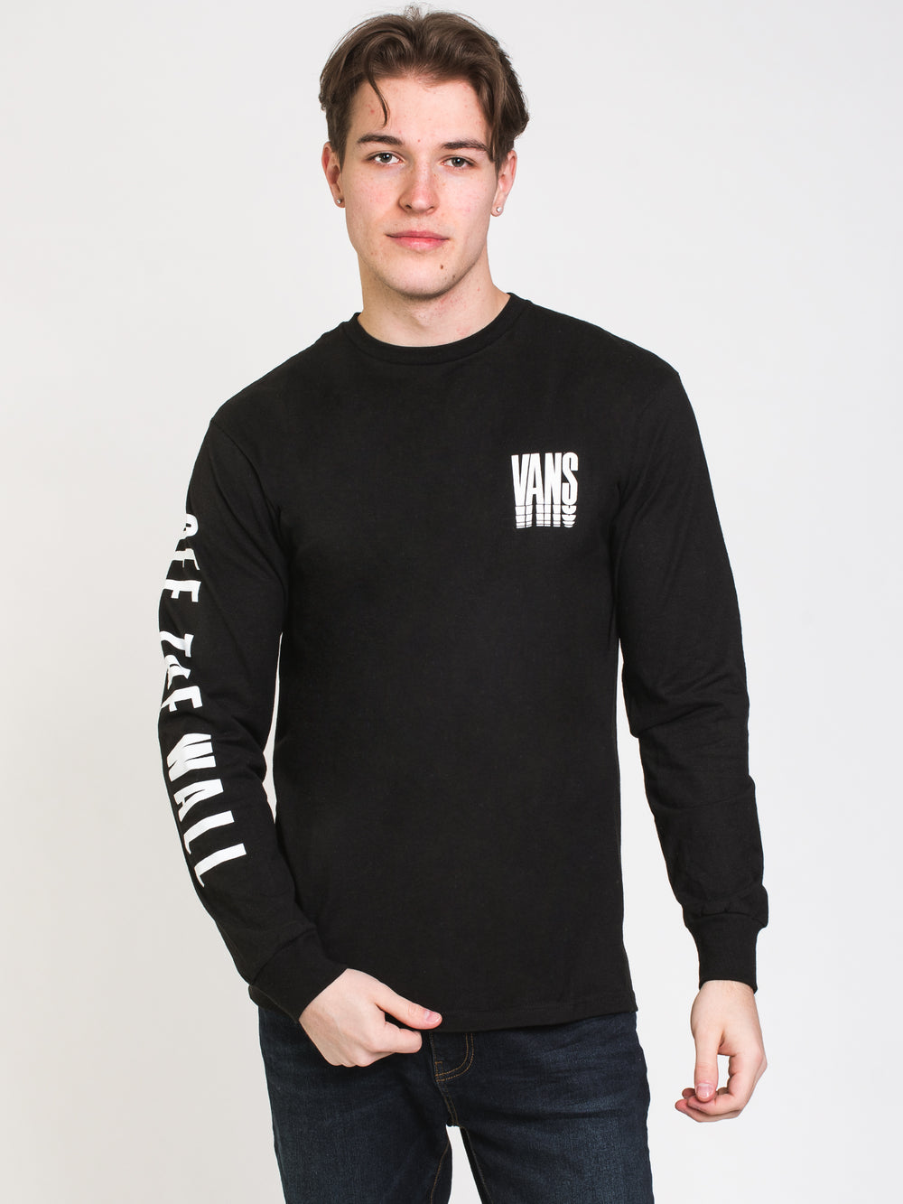 VANS REFLECT LONG SLEEVE TEE  - CLEARANCE