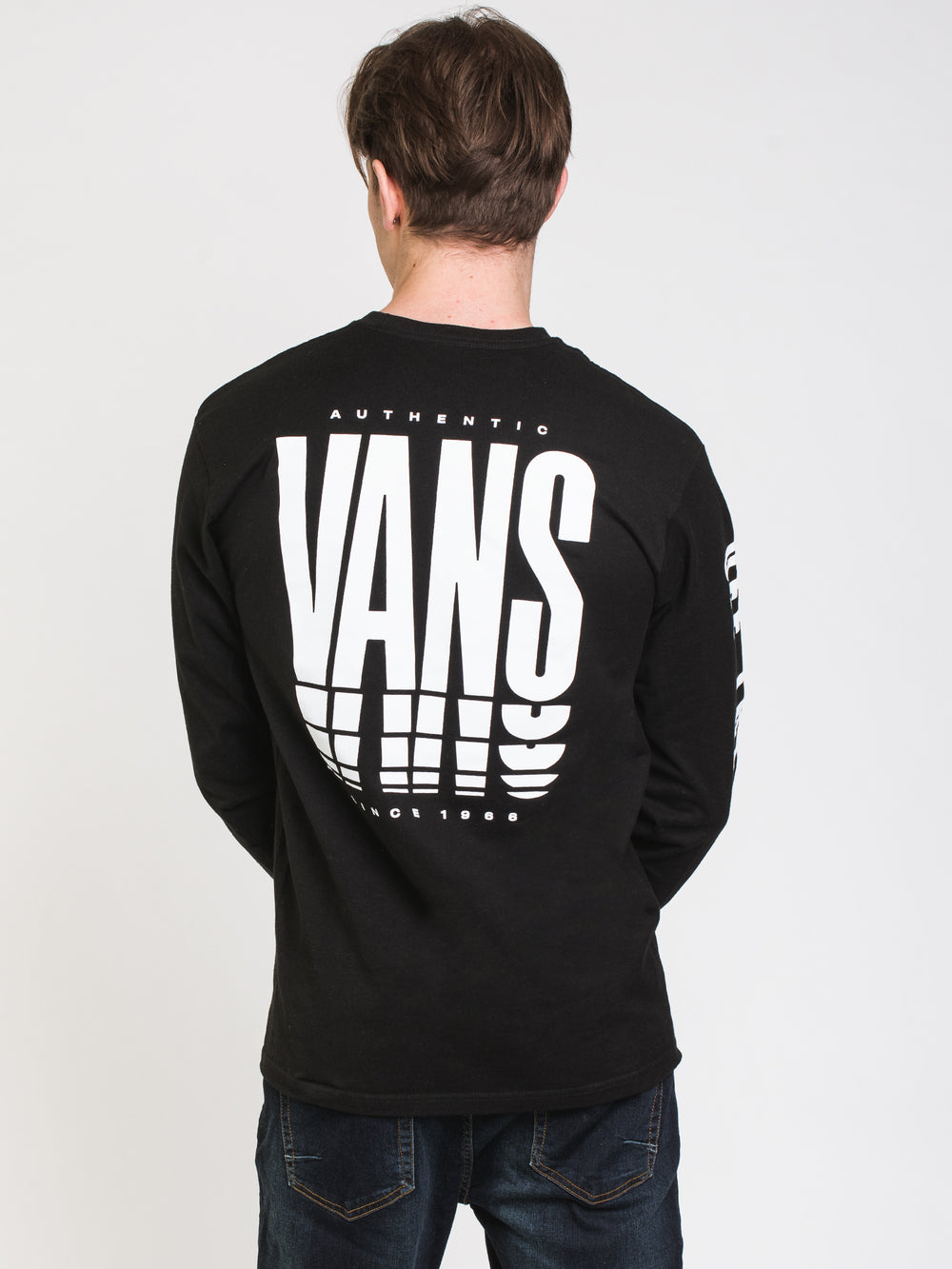 VANS REFLECT LONG SLEEVE TEE  - CLEARANCE