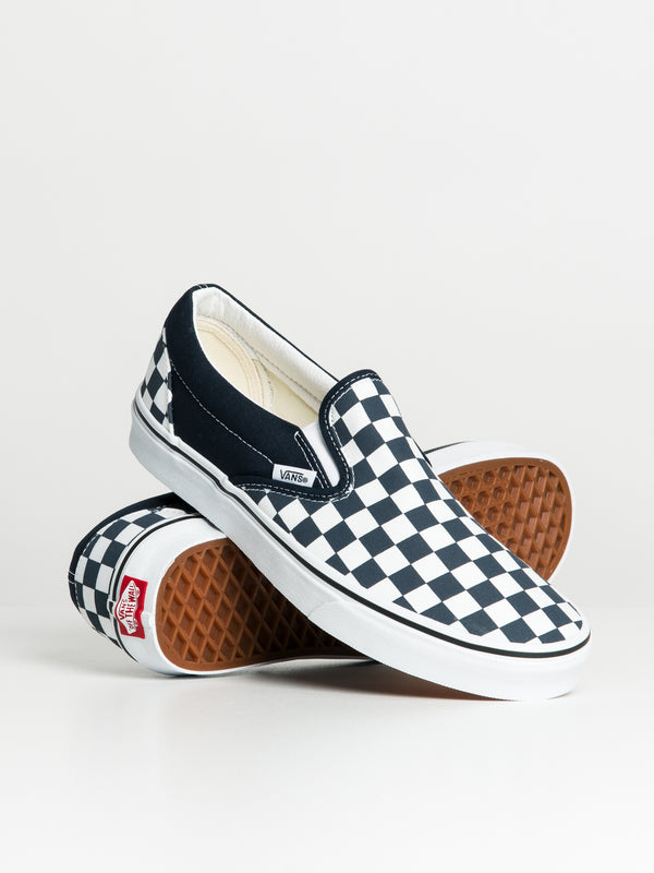 MENS VANS CLASSIC SLIP ON CHECKER PARISIAN NIGHT SNEAKER - CLEARANCE