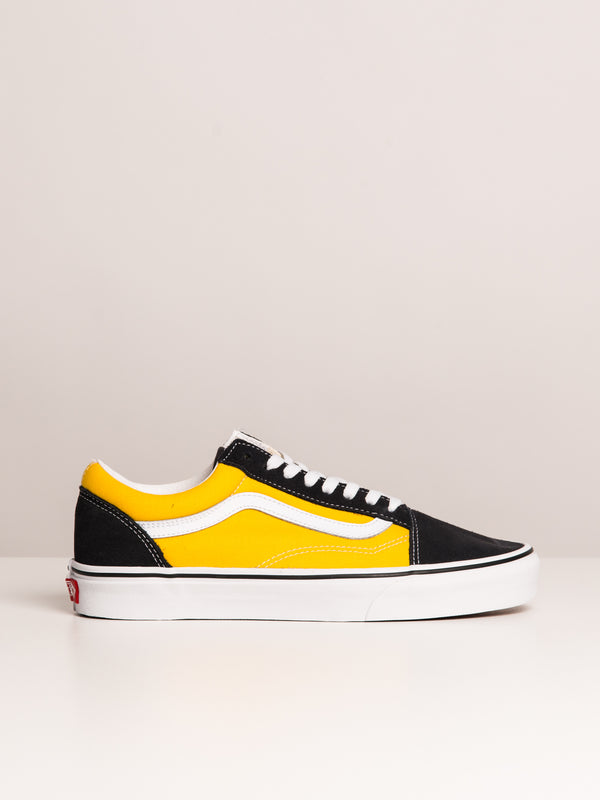 MENS VANS OLD SKOOL UTILITY POP BLACK & YELLOW SNEAKER - CLEARANCE