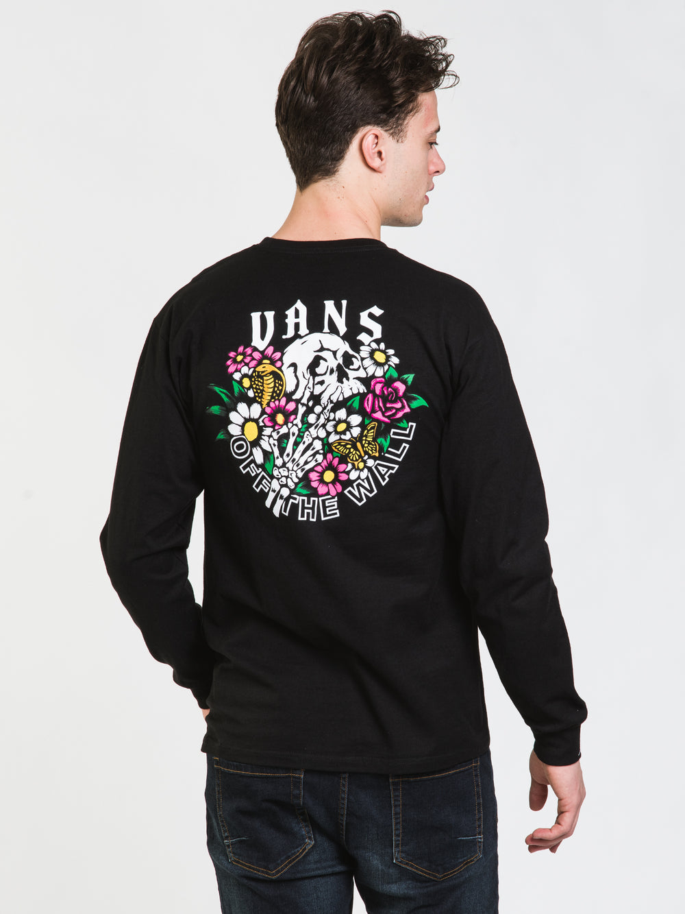 VANS PUSHING UP LONG SLEEVE TEE - CLEARANCE