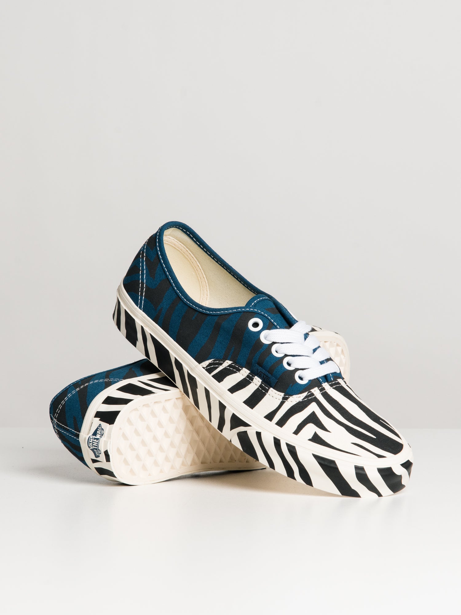 Blue womens vans shoes best sale