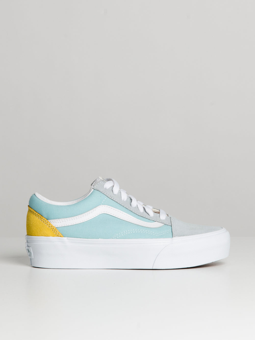 WOMENS VANS OLD SKOOL PLATFORM CLRBLK - CLEARANCE