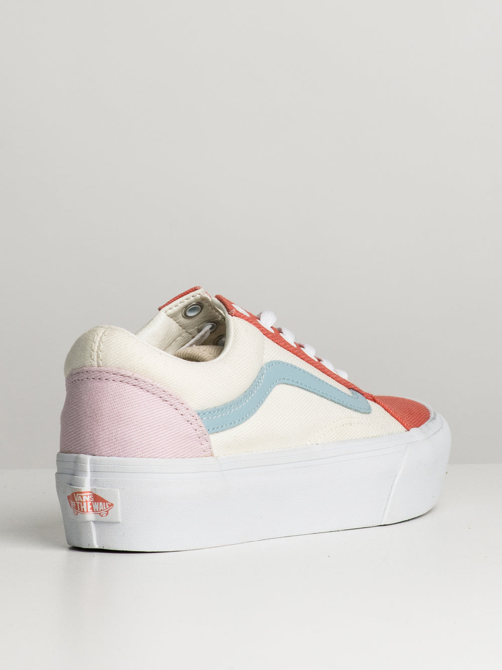 WOMENS VANS OLD SKOOL PLATFORM TWILL SNEAKER - CLEARANCE