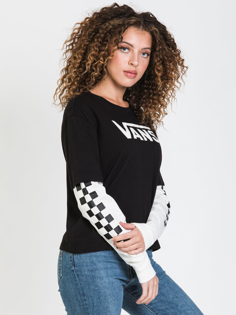 VANS SOLE WORLD LONG SLEEVE TEE  - CLEARANCE