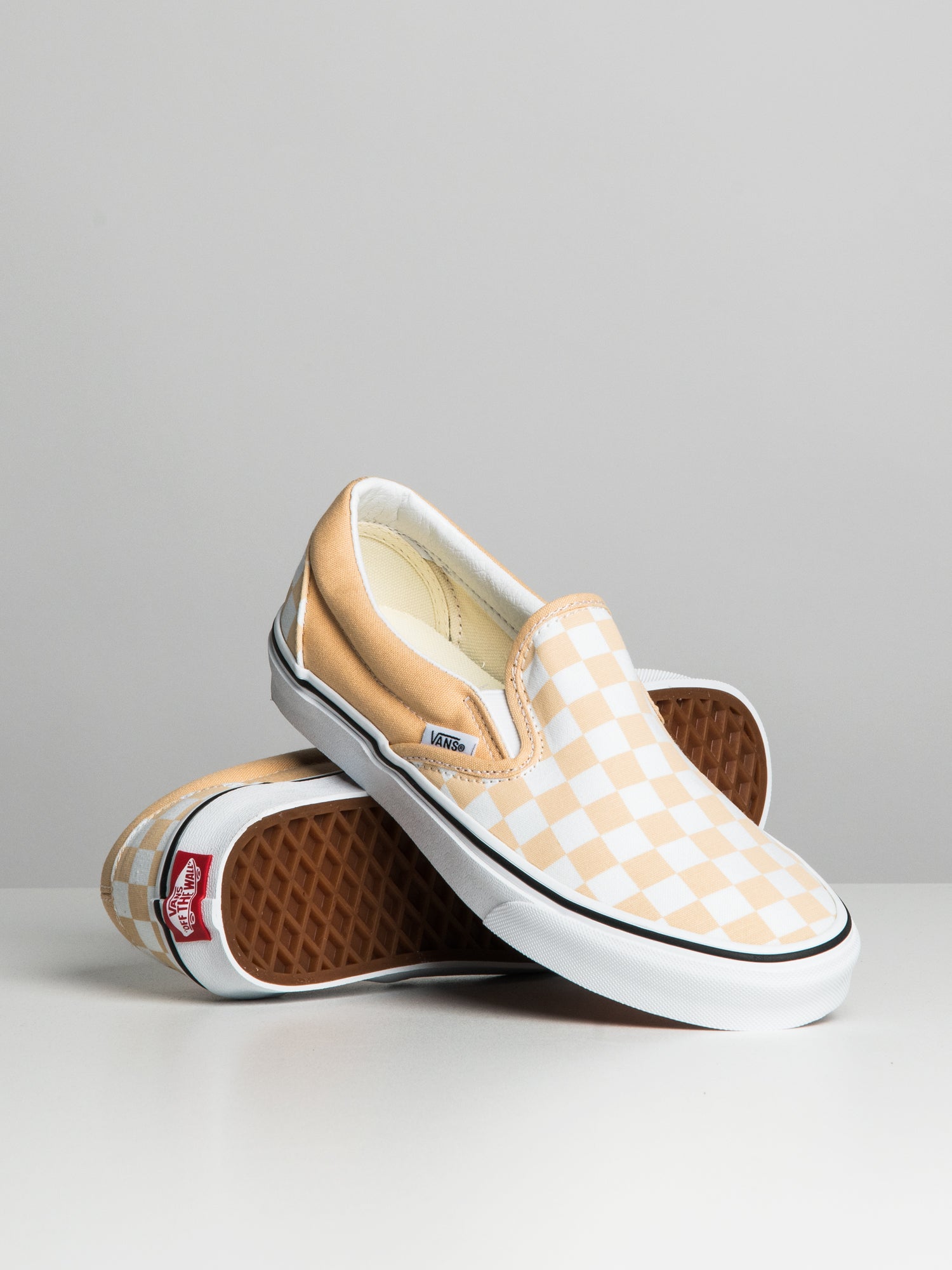 Frappe true white hot sale slip on vans