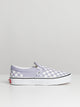 VANS VANS KIDS CLASSIC SLIP ON CHECKER LAVENDER FOG SNEAKER - CLEARANCE - Boathouse