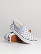 VANS VANS KIDS CLASSIC SLIP ON CHECKER LAVENDER FOG SNEAKER - CLEARANCE - Boathouse