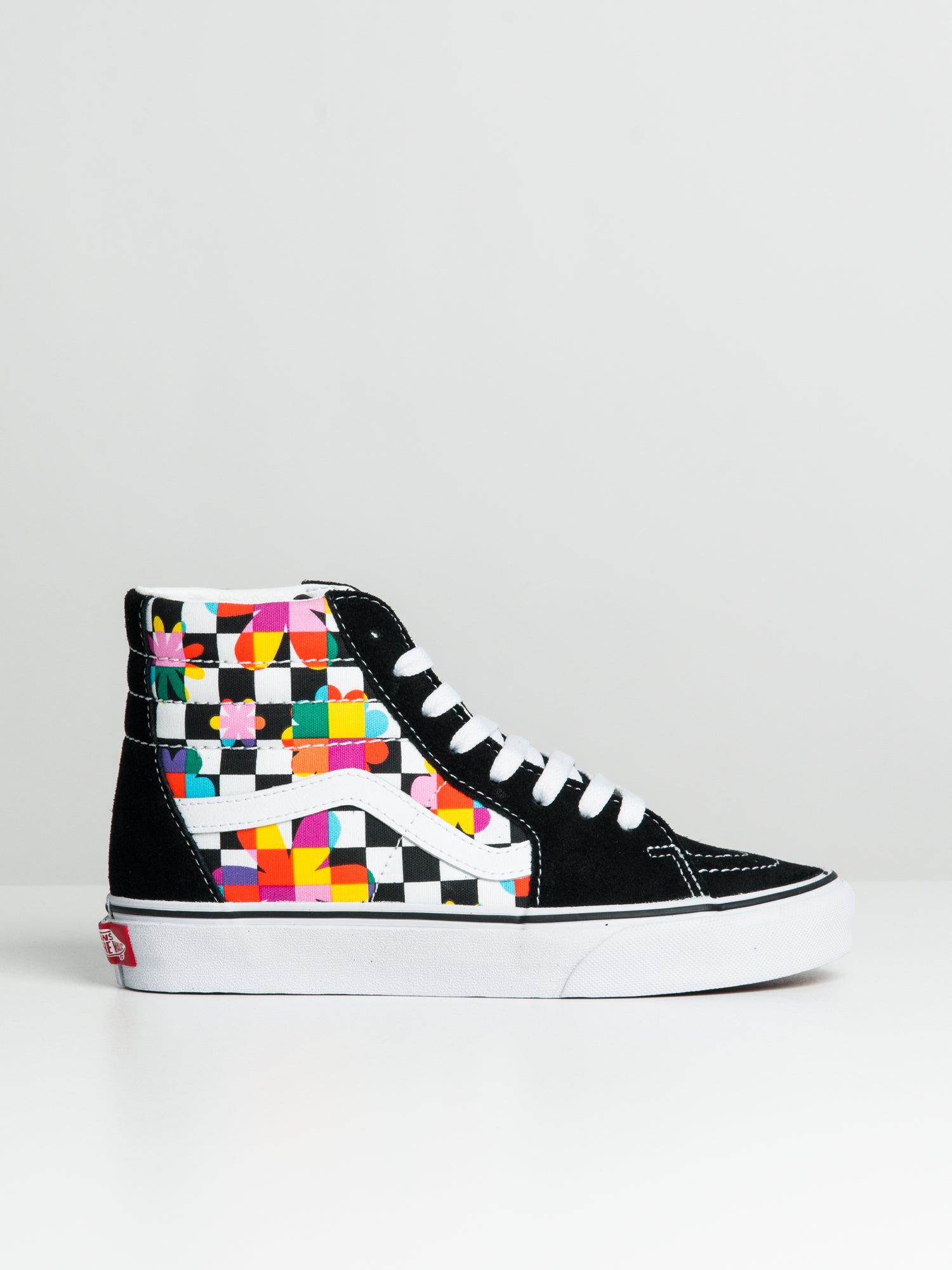 WOMENS VANS SK8 HI FLORAL CHECKER SNEAKER CLEARANCE