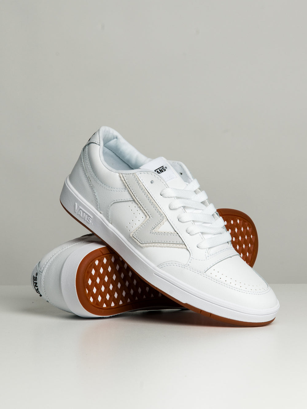 MENS VANS LOWLAND CC LEATHER SNEAKER - CLEARANCE