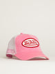 VON DUTCH VON DUTCH VELVET TRUCKER HAT - PINK - Boathouse
