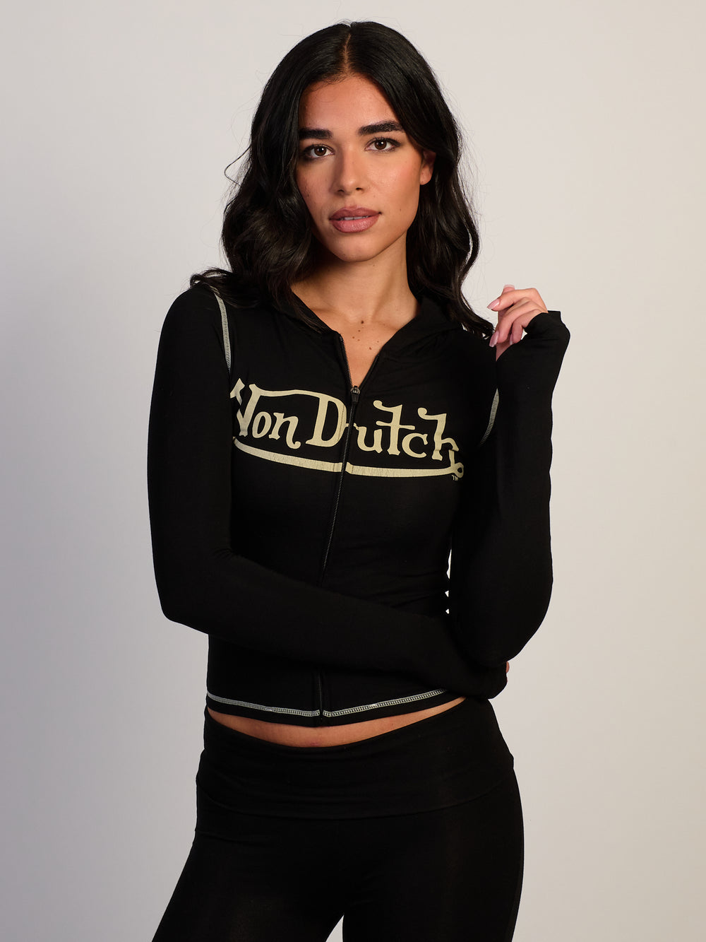 VON DUTCH YOGA TOP