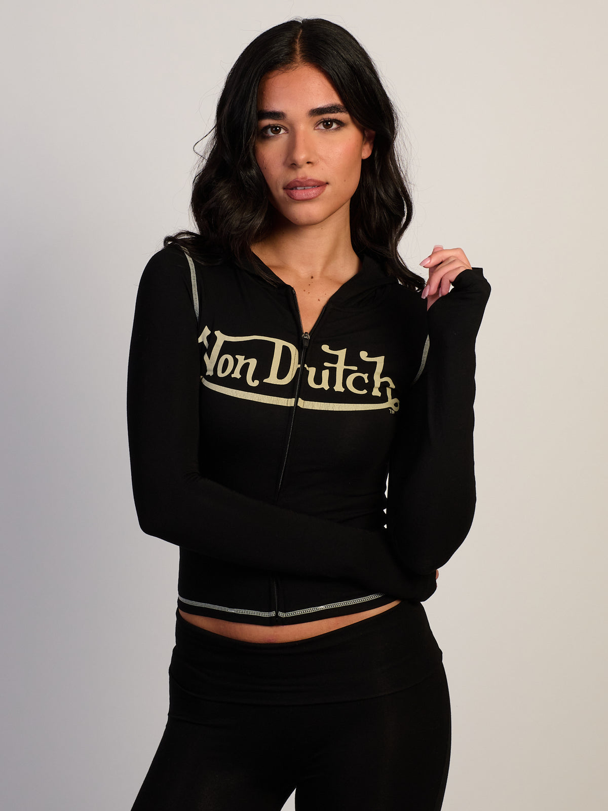 VON DUTCH YOGA TOP