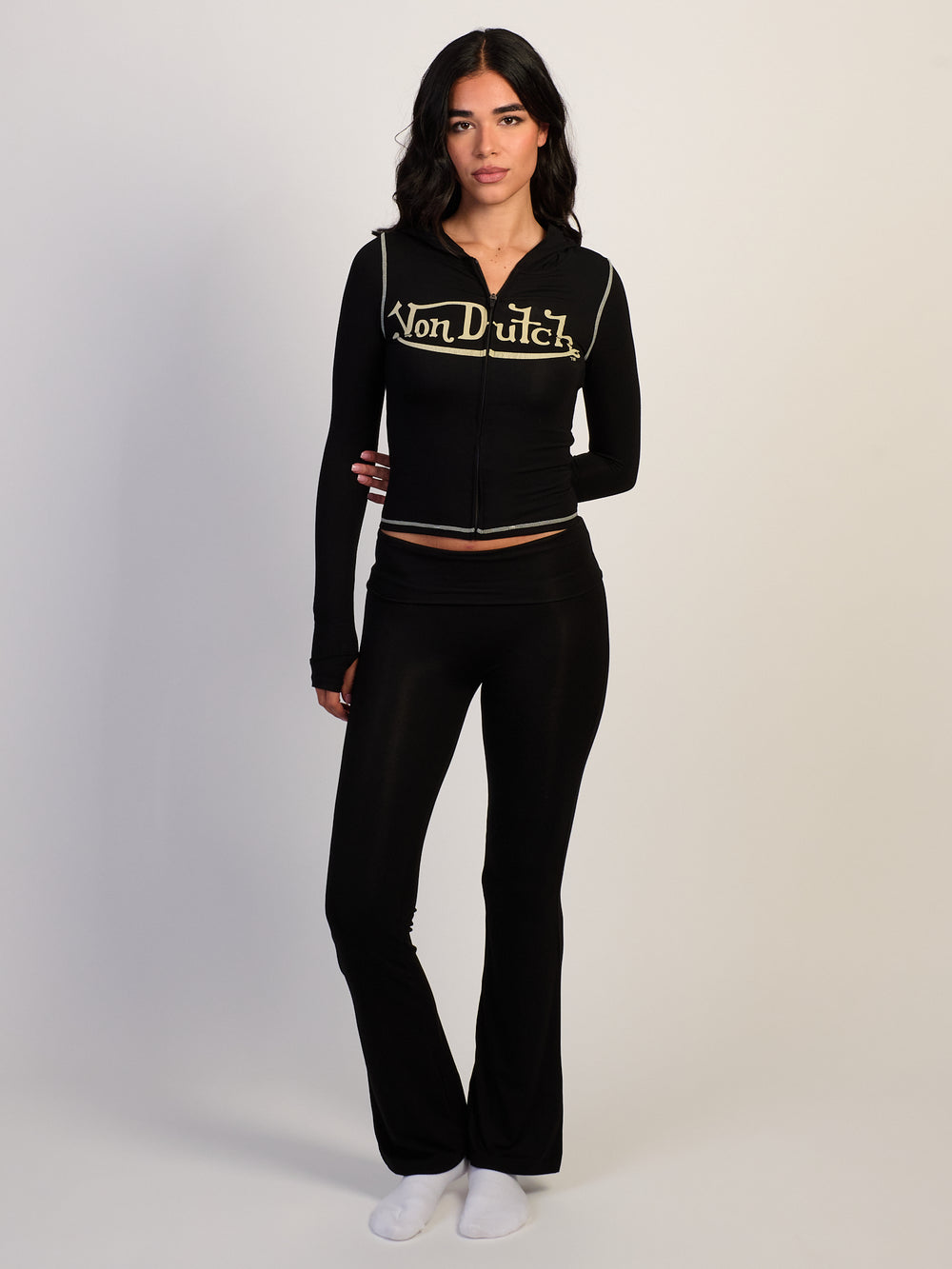 VON DUTCH YOGA TOP