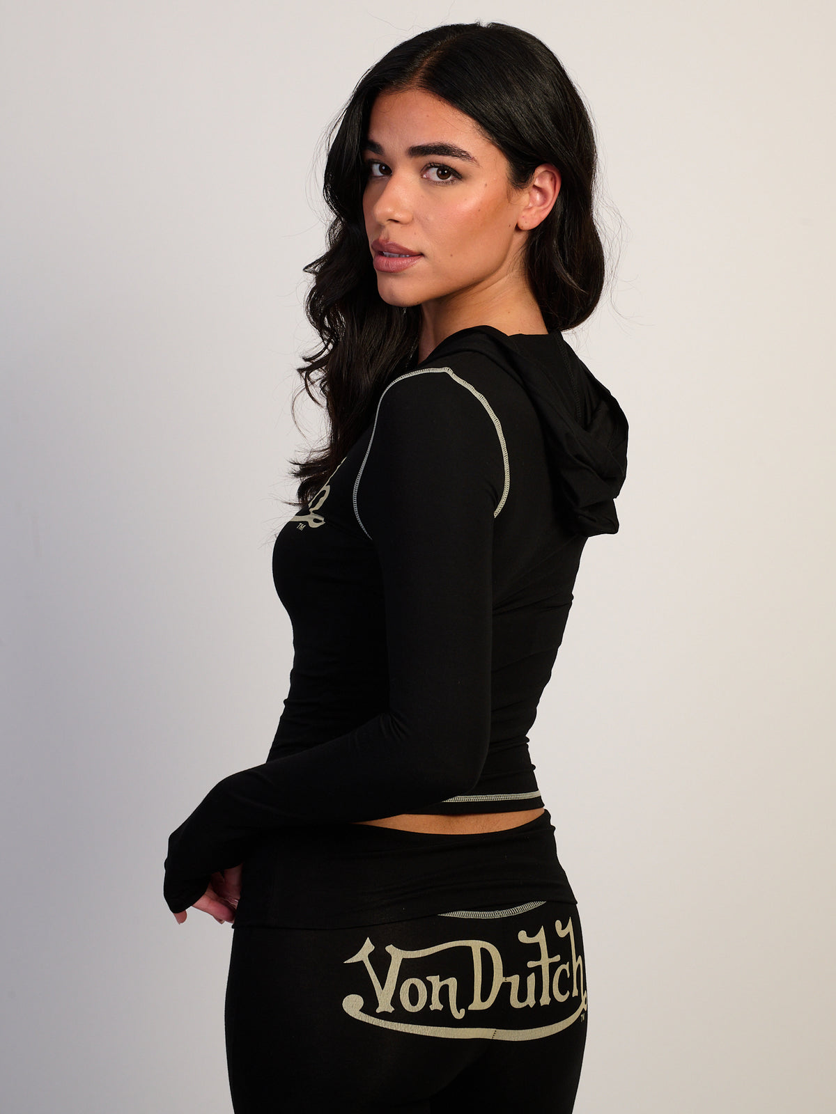VON DUTCH YOGA TOP