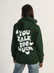 VERBAGE VERBAGE YOU TALK TOO MUCH HOODIE - Boathouse