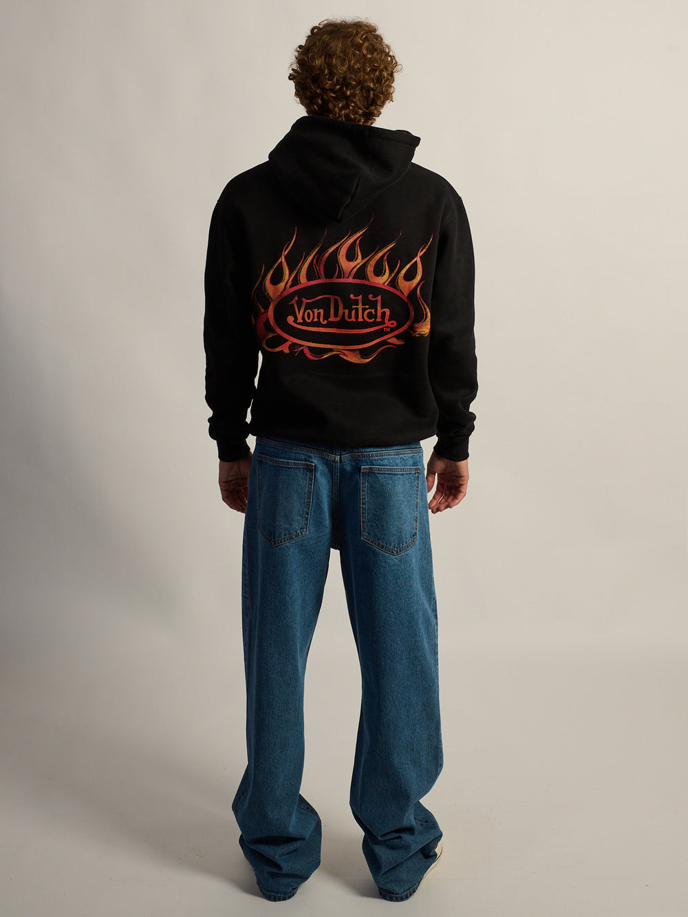 SWEAT À CAPUCHE FLAMMES VON DUTCH