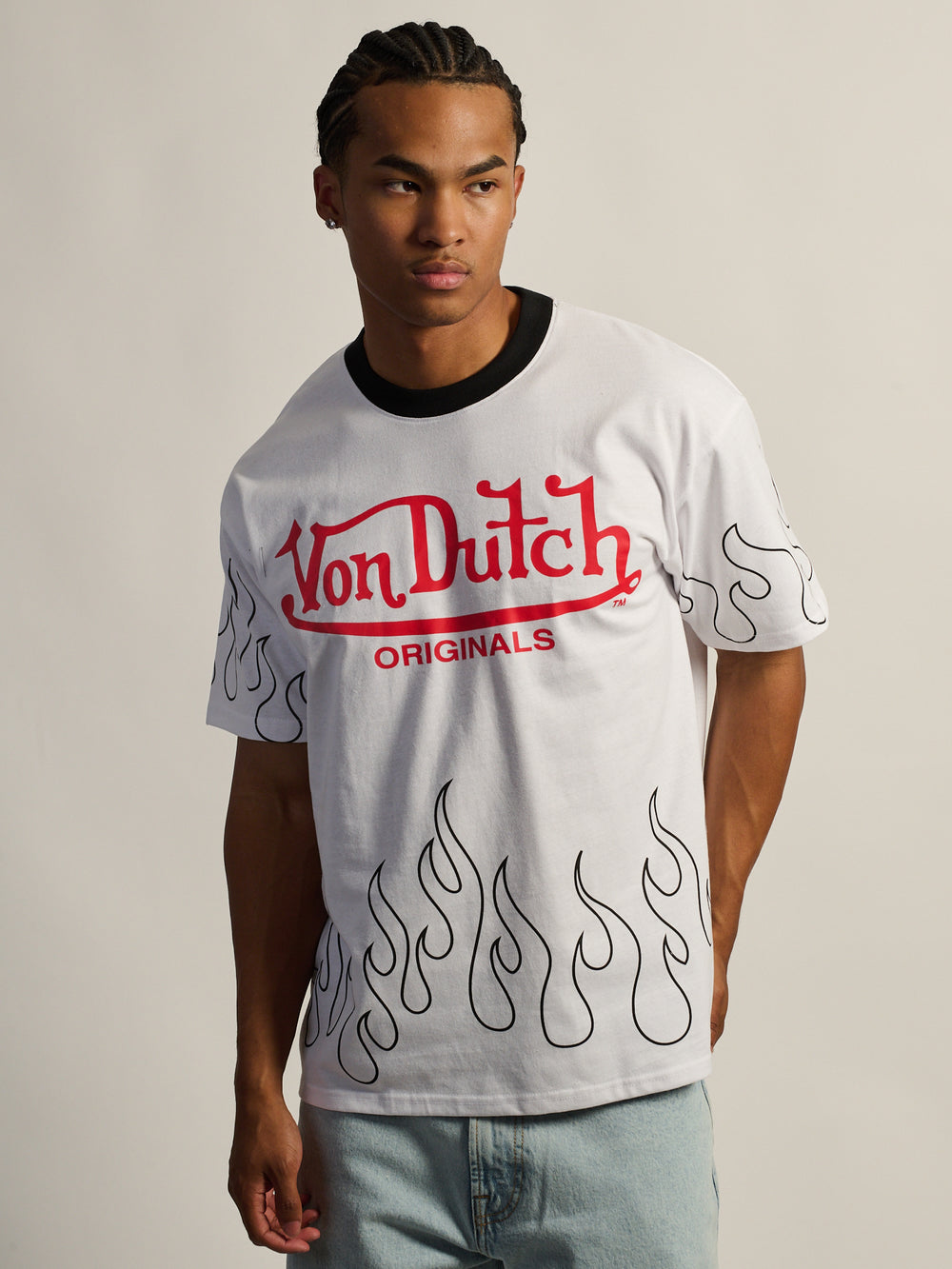 T-SHIRT FLAMMES VON DUTCH