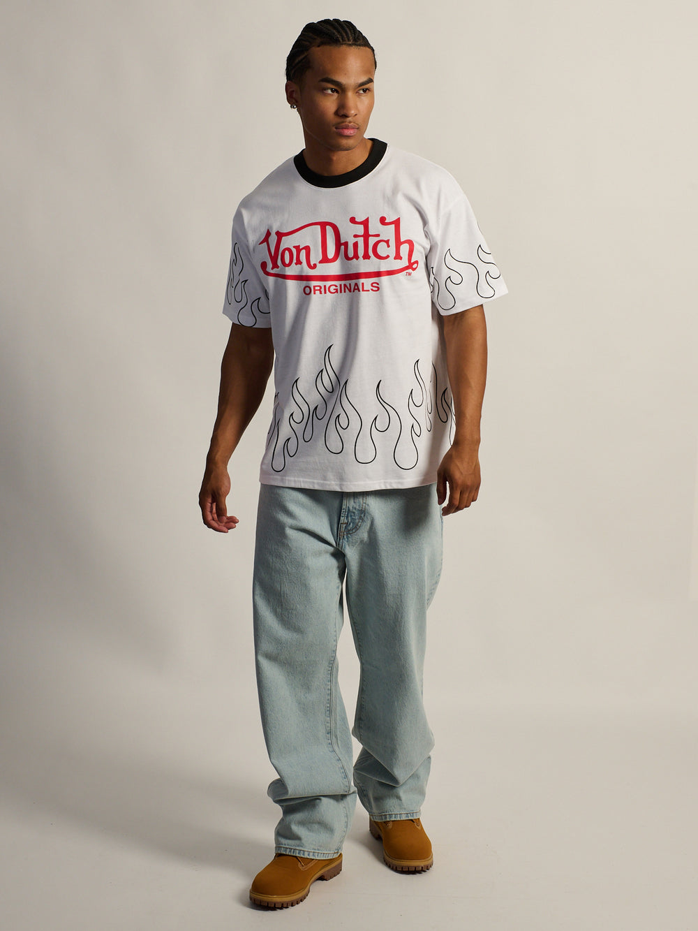 T-SHIRT FLAMMES VON DUTCH