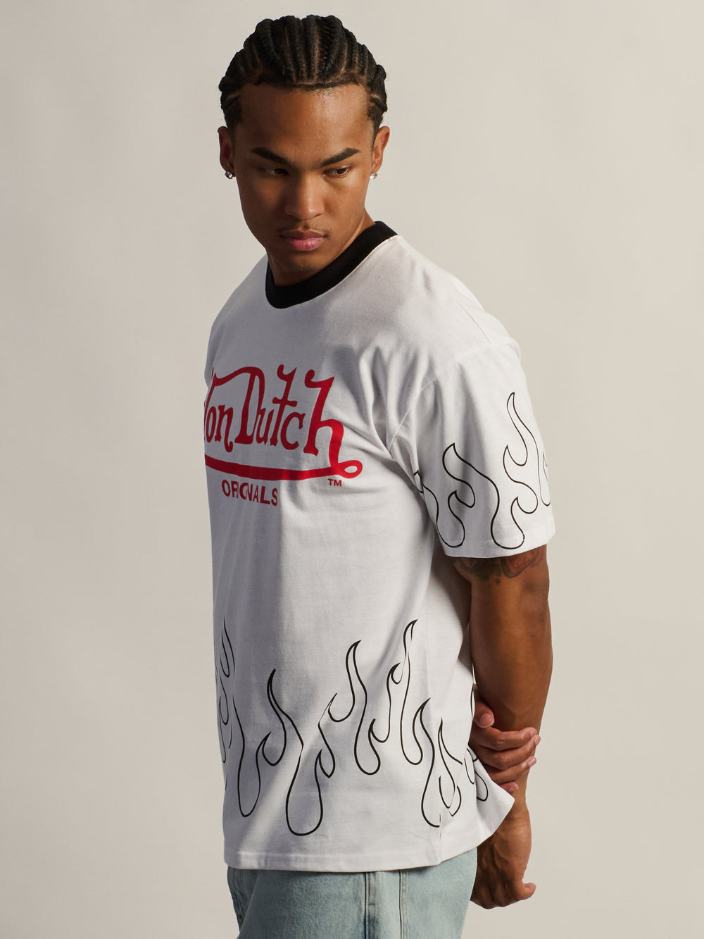 T-SHIRT FLAMMES VON DUTCH