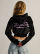 VON DUTCH VD SWEAT À CAPUCHE EN VELOURS ZIPPÉ