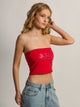 VON DUTCH VON DUTCH LOGO TUBE TOP TANK - Boathouse