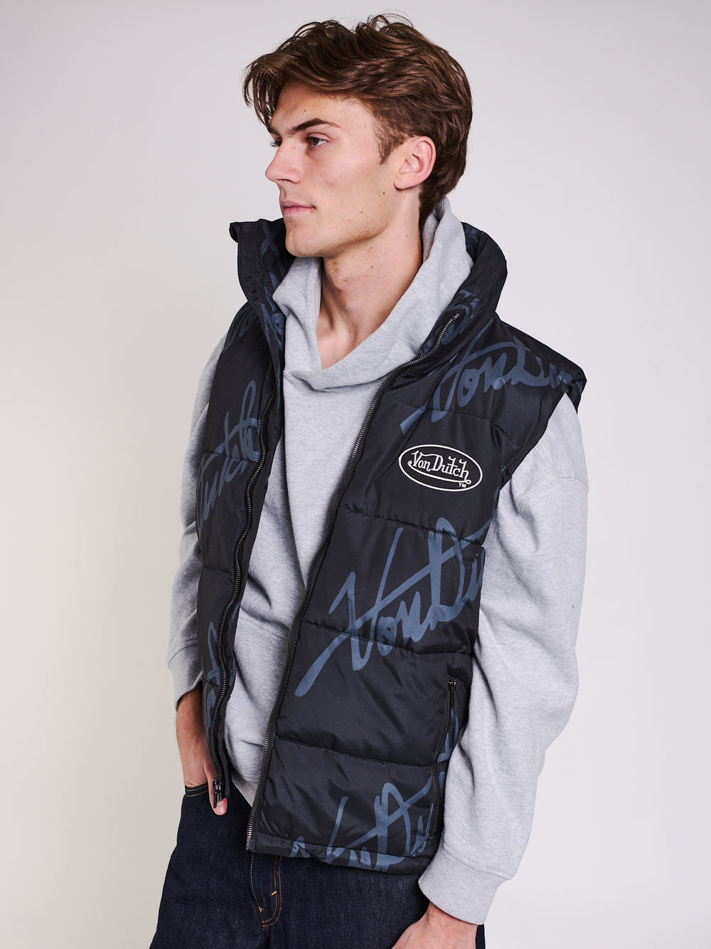 VON DUTCH PUFFER VEST