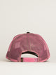 VON DUTCH STAPLE TRUCKER HAT - BLACK PINK